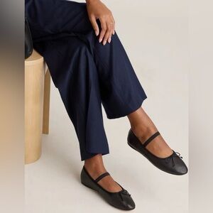 🎉NiB 🎉 Quince Black Mary Jane Ballet Flats